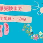 宝塚受験まであと半年弱・・